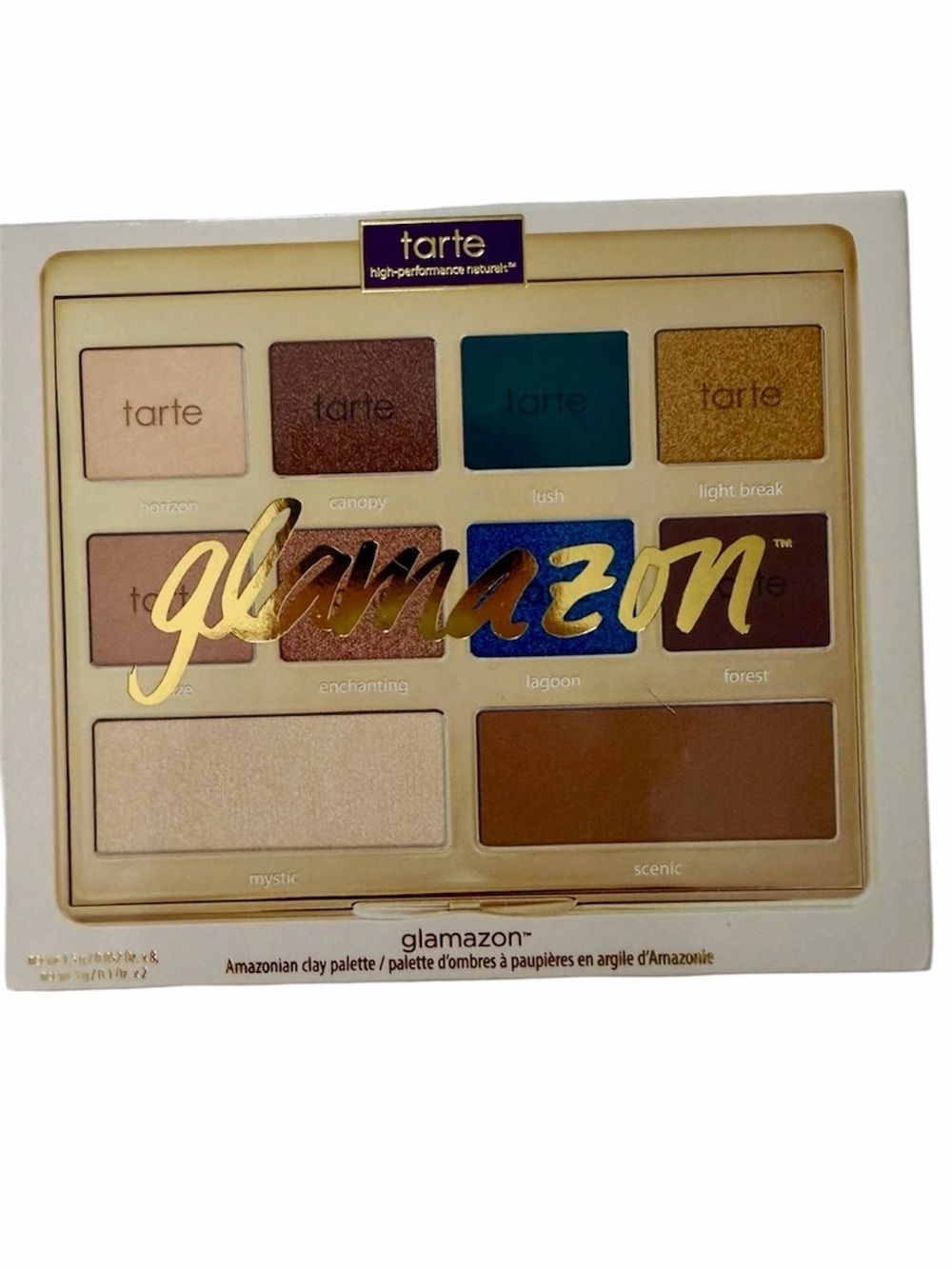 New Tarte Glamazon Amazonian Clay Eyeshadow Palette 12